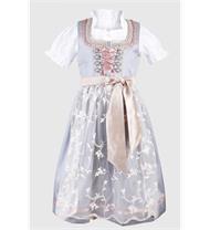 Kinderdirndl inklusive Bluse hellgrau