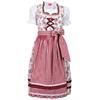 Kinderdirndl inklusive Bluse weinrot - Gr.104