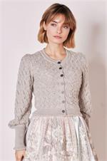 Krüger Damenstrickjacke Annilie beige - L
