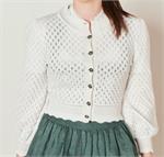 Krüger Damenstrickjacke ecru - XS