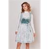 Krüger Dirndl Kurz 414166 türkis - Gr.40