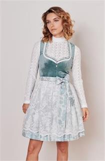 Krüger Dirndl Kurz 414166 türkis - Gr.40