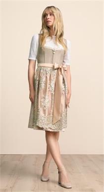Krüger Dirndl Kurz 414370 beige - Gr.38