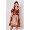 Krüger Dirndl Kurz 414966 rot - Gr.32