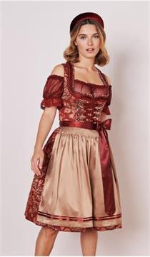 Krüger Dirndl Kurz 414966 rot - Gr.36