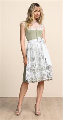 Krüger Dirndl Kurz Ailani h'grün - Gr.34