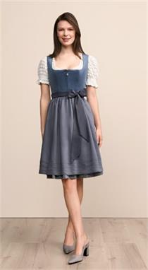 Krüger Dirndl Kurz Alice blau - Gr.34