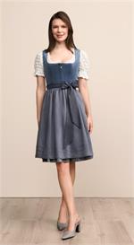 Krüger Dirndl Kurz Alice blau - Gr.34