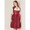 Krüger Dirndl Kurz Armanda rot - Gr.46