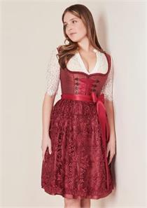 Krüger Dirndl Kurz Armanda rot - Gr.46