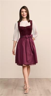 Krüger Dirndl Kurz Elenia bordeaux - Gr.34