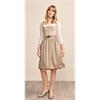 Krüger Dirndl Kurz Evi beige - Gr.40