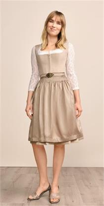 Krüger Dirndl Kurz Evi beige - Gr.40