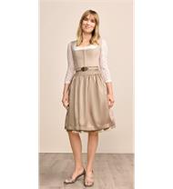 Krüger Dirndl Kurz Evi beige