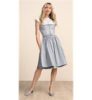 Krüger Dirndl Kurz Georgia grau