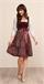 Krüger Dirndl Kurz Hemke bordeaux - Gr.34