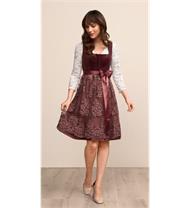 Krüger Dirndl Kurz Hemke bordeaux