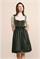 Krüger Dirndl Kurz Iny d'grün - Gr.32