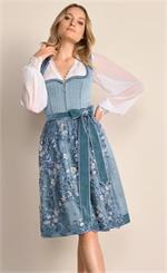 Krüger Dirndl Kurz Julissa blau - Gr.44