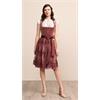 Krüger Dirndl Kurz Kaelyn bordeaux - Gr.42