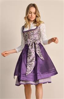 Krüger Dirndl Kurz Laren lila - Gr.44