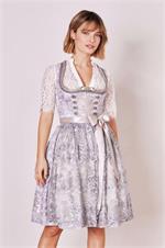 Krüger Dirndl Kurz Lenore grau - Gr.48