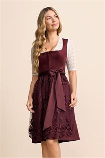 Krüger Dirndl Kurz Lovira bordeaux - Gr.44
