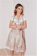 Krüger Dirndl Kurz Marcy beige - Gr.46