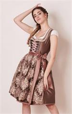 Krüger Dirndl Kurz Melena braun - Gr.46