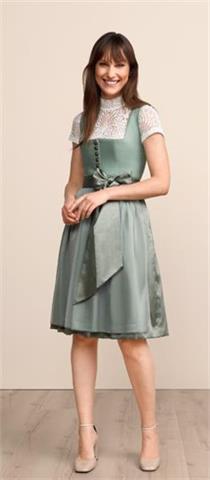 Krüger Dirndl Kurz Nalira h'grün - Gr.34