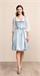 Krüger Dirndl Kurz Oceana h'blau - Gr.38