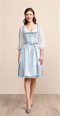 Krüger Dirndl Kurz Oceana h'blau - Gr.42