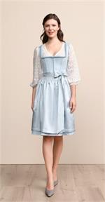 Krüger Dirndl Kurz Oceana h'blau - Gr.44
