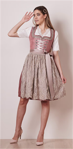 Krüger Dirndl Kurz Paloma rose - Gr.30