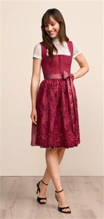 Krüger Dirndl Kurz Sylviana beere - Gr.34
