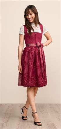 Krüger Dirndl Kurz Sylviana beere - Gr.36