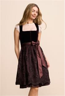 Krüger Dirndl Kurz Tanya bordeaux - Gr.38