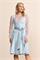Krüger Dirndl Kurz Velora h'blau - Gr.42