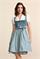 Krüger Dirndl Kurz Yalara h'blau - Gr.42