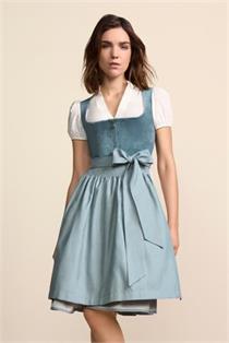 Krüger Dirndl Kurz Yalara h'blau - Gr.42