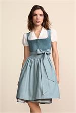 Krüger Dirndl Kurz Yalara h'blau - Gr.46