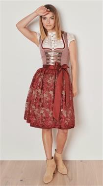 Krüger Dirndl Kurz Zaida bordeaux - Gr.36