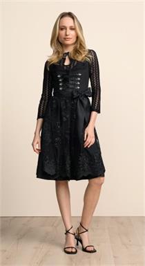 Krüger Dirndl Kurz Ziska schwarz - Gr.36