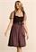 Krüger Dirndl Midi 70 Orlinae d'braun - Gr.40