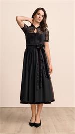 Krüger Dirndl Midi 80 Mikaela braun - Gr.38
