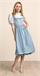 Krüger Dirndl Midi Alisia türkis - Gr.42
