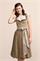 Krüger Dirndl Midi Anica beige - Gr.36