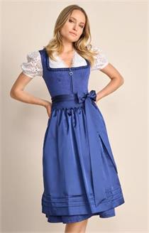 Krüger Dirndl Midi Enni blau-schwarz - Gr.44