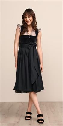 Krüger Dirndl Midi Velia schwarz - Gr.38