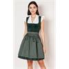 Krüger Dirndl Mini Alisha d'grün - Gr.40